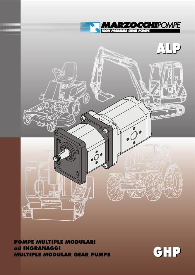 0.25-0.5+ALP+GHP系列的多级流量组合的多联齿轮油泵